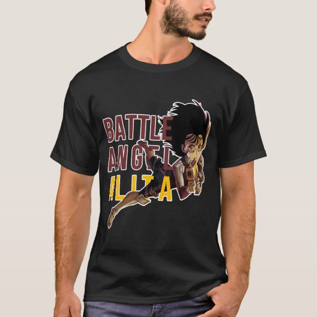 CAMISETA ÁNGEL 2 DE BATALLA ALITA (Anverso)