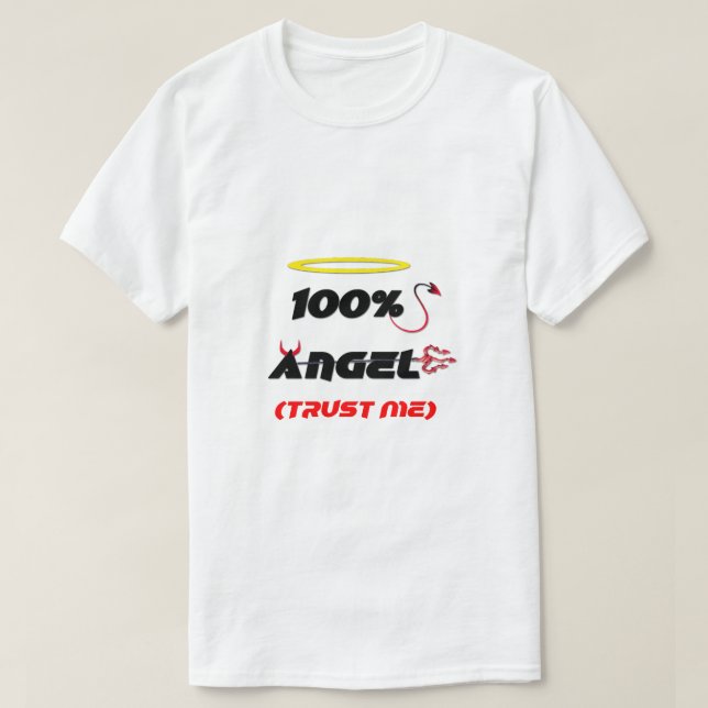 Camiseta Ángel al 100% (Diseño del anverso)