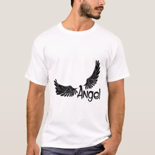 Camiseta Ángel Alas con texto