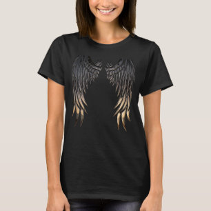 Camiseta Ángel Alas en la espalda - Heavenly Glam Rock Meta