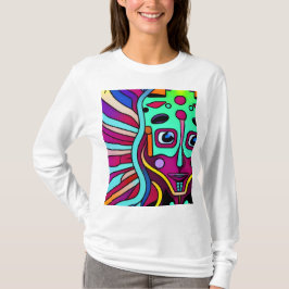 Camiseta angel alienígena sicodelico