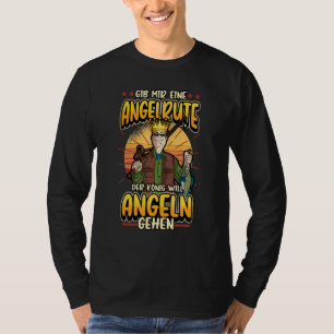 Camiseta Angel Angler Gib Mir Eine Fshing Rod Dice