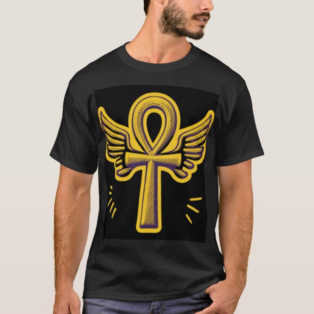 Camiseta angel-ankh (Anverso)