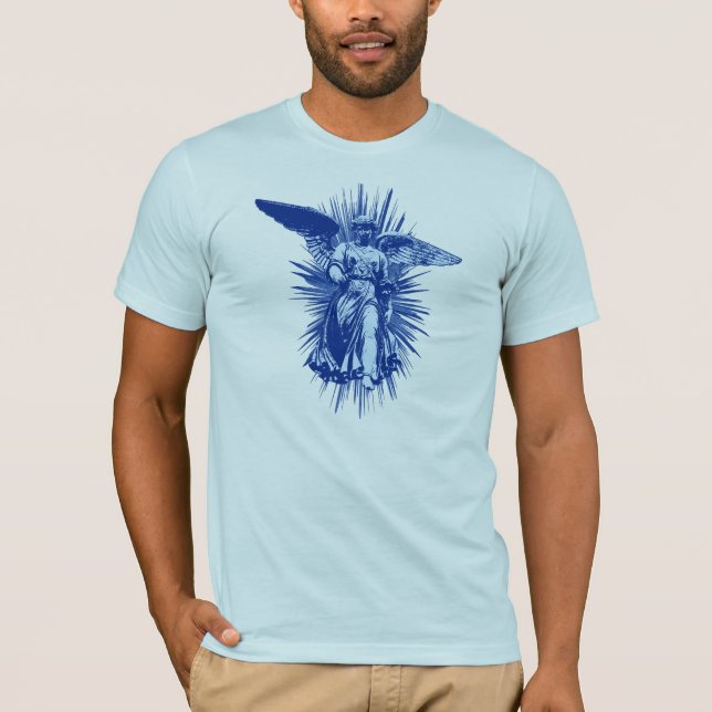 Camiseta ángel azul (Anverso)