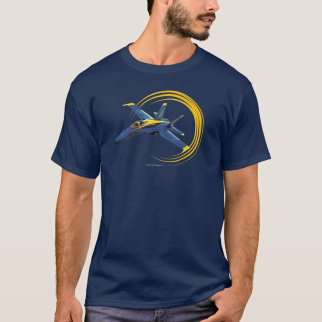 Camiseta ángel azul (Anverso)