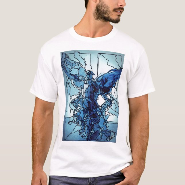 Camiseta Ángel azul T-Shirt (Anverso)