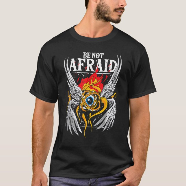 Camiseta Ángel bíblicamente preciso, no tengas miedo del An (Anverso)
