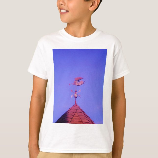 Camiseta Angel BLOWING HORN WEATHER VANE (Anverso)