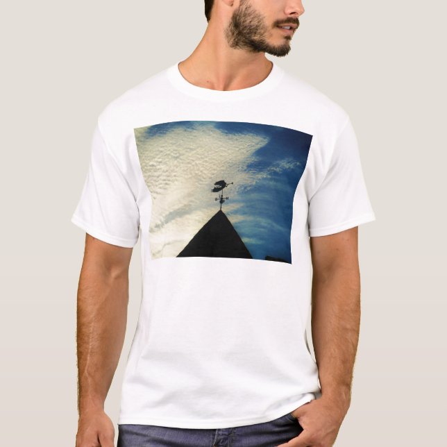 Camiseta Angel BLOWING HORN WEATHER VANE (Anverso)