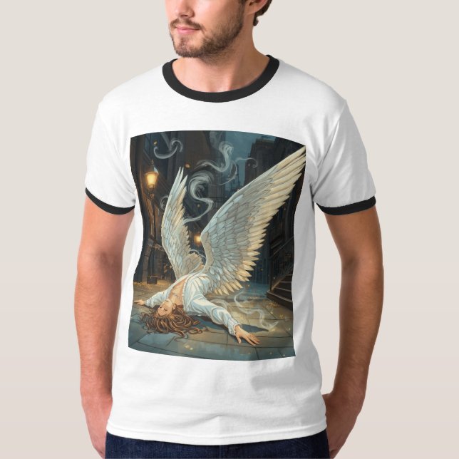 Camiseta ángel caído (Anverso)