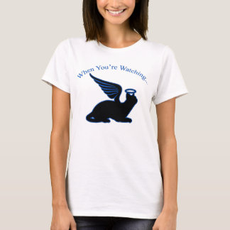 Camiseta Angel Cat En La Parte Delantera