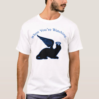 Camiseta Angel Cat En La Parte Delantera