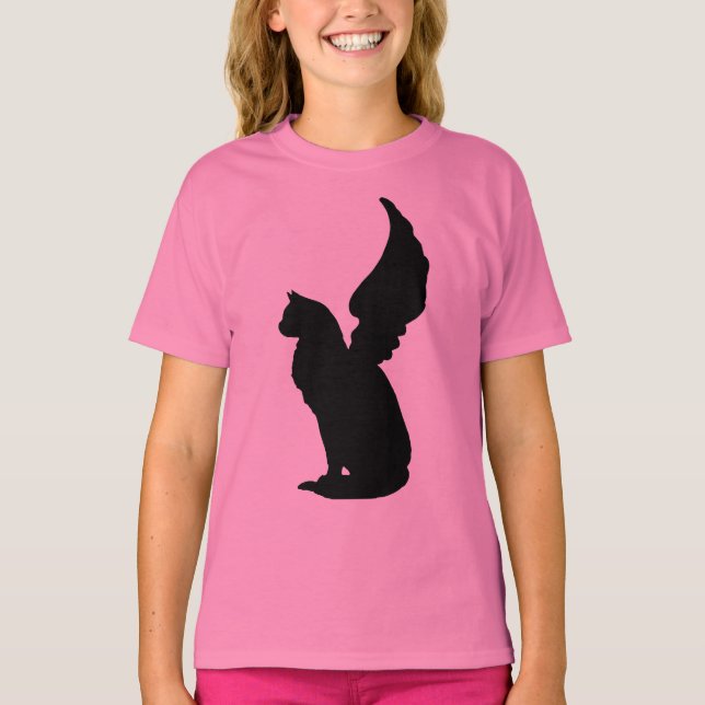 Camiseta Angel Cat T-Shirt (Anverso)