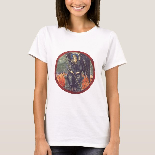 Camiseta Ángel Cherubim negro (Anverso)