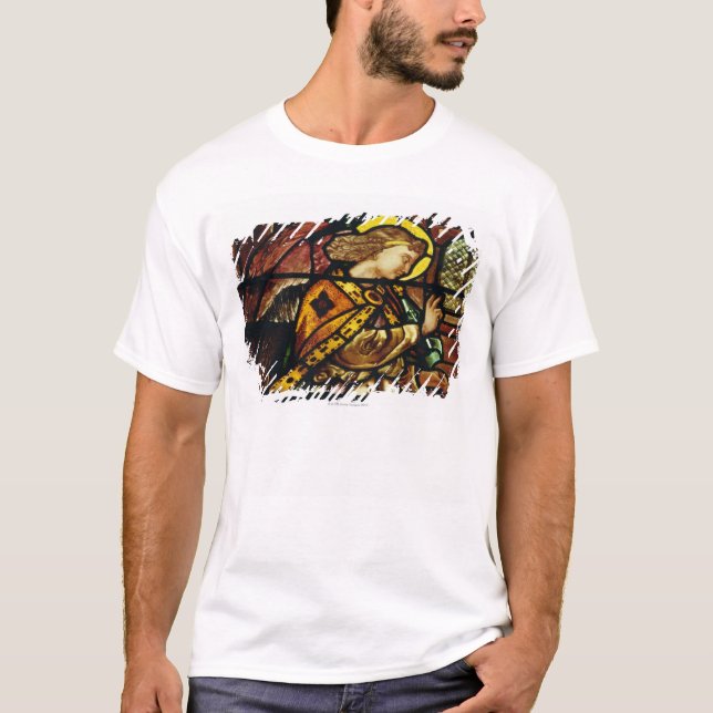 Camiseta Ángel con alas en vitral (Anverso)