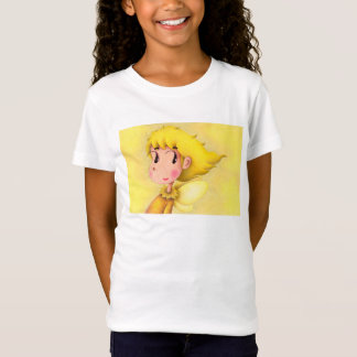 Camiseta Ángel con cabello amarillo.