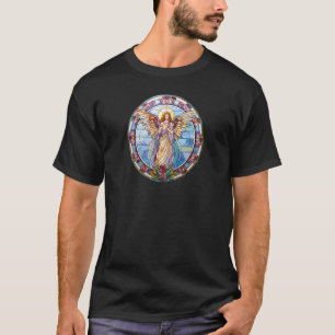 Camiseta Ángel Con Halo Navidad Religioso Ángeles De La Ora