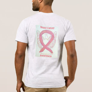 Camiseta Angel con Listón Rosa de Conciencia del C