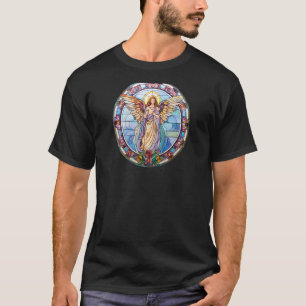 Camiseta Ángel con Navidades Halo Angels de oración religio