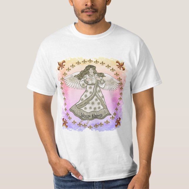 Camiseta ángel copo de nieve (Anverso)