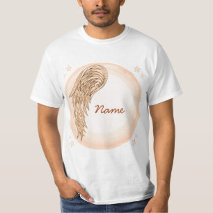 Camiseta ángel cristiano de un ala