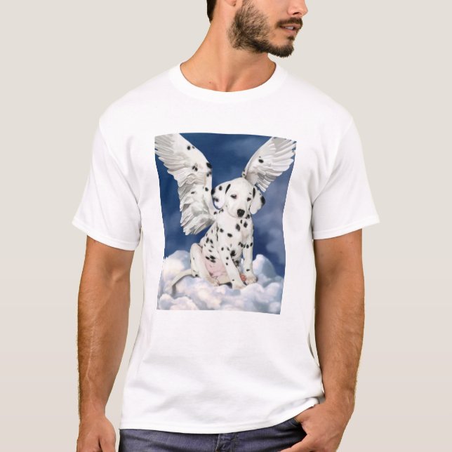 Camiseta Ángel dálmata del perrito (Anverso)
