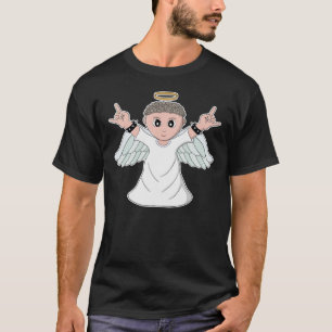 Camiseta Angel de amor a la música fuerte