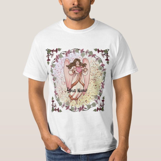 Camiseta Ángel de amor cristiano (Anverso)