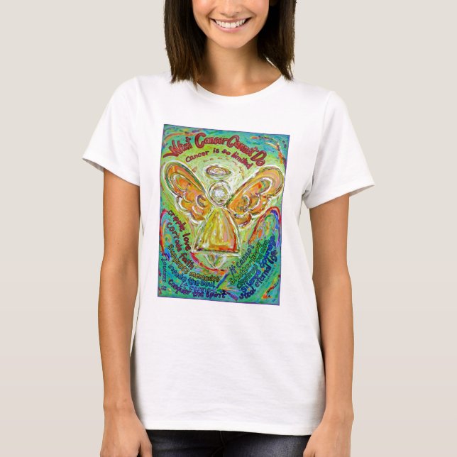 Camiseta Ángel de Cáncer de Arcoiris (Anverso)