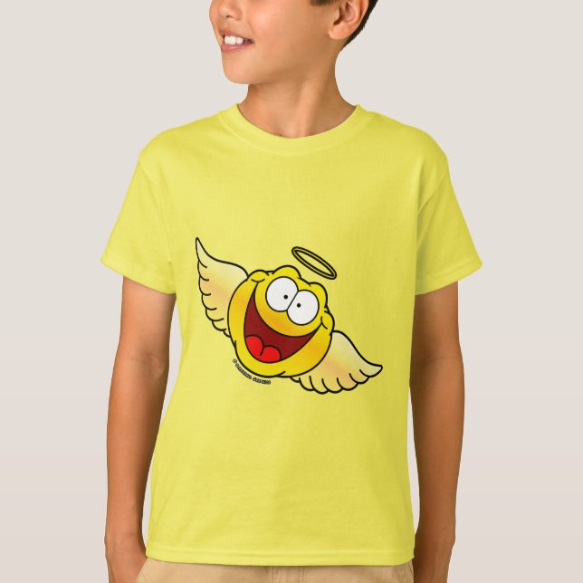 Camiseta Ángel de Cara Feliz (Anverso)