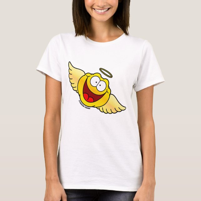 Camiseta Ángel de Cara Feliz (Anverso)