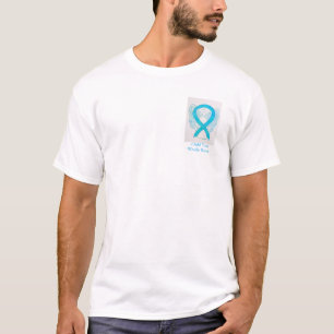 Camiseta Ángel de cinta turquesa causa hirdez de conciencia