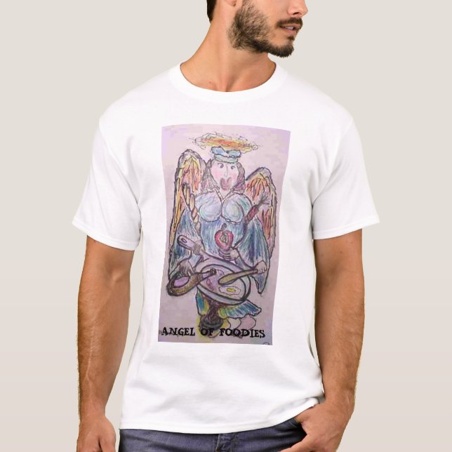 CAMISETA ÁNGEL DE FOODIES (Anverso)