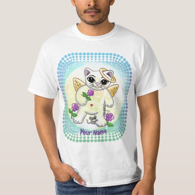 Camiseta Ángel de gatito Kitty (Anverso)
