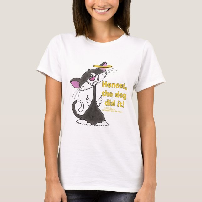 Camiseta Angel de gatos (Anverso)