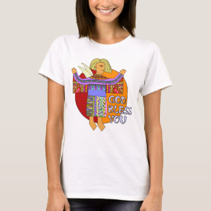 Camiseta Ángel de imágenes coloreadas - Dios te bendiga