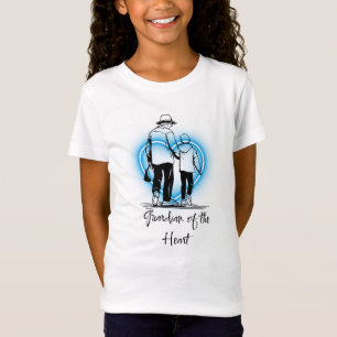 Camiseta Ángel de la Guarda Padre e Hijo Arte de Corazón Az