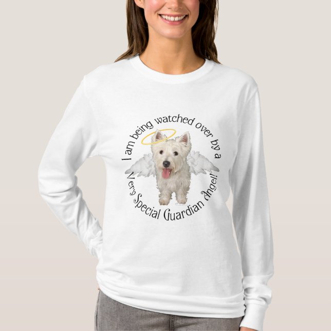 Camiseta Ángel de la guarda Westie (Anverso)