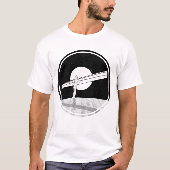 Camiseta Ángel de la luna llena del Norte (Anverso)
