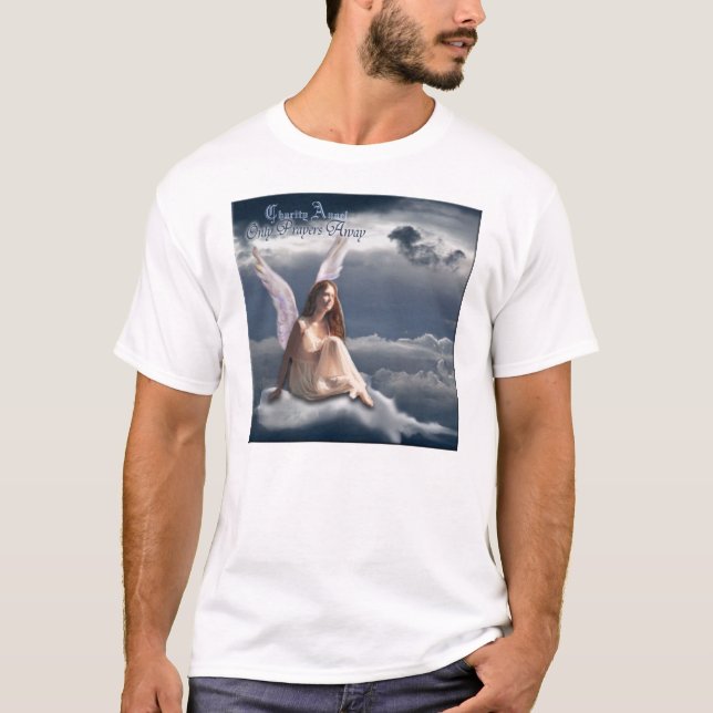 Camiseta Ángel de la música del ángel de la caridad en la (Anverso)