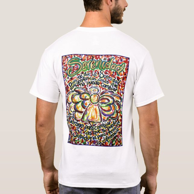 Camiseta Ángel de la Oración de Serenity (reverso) (Reverso)