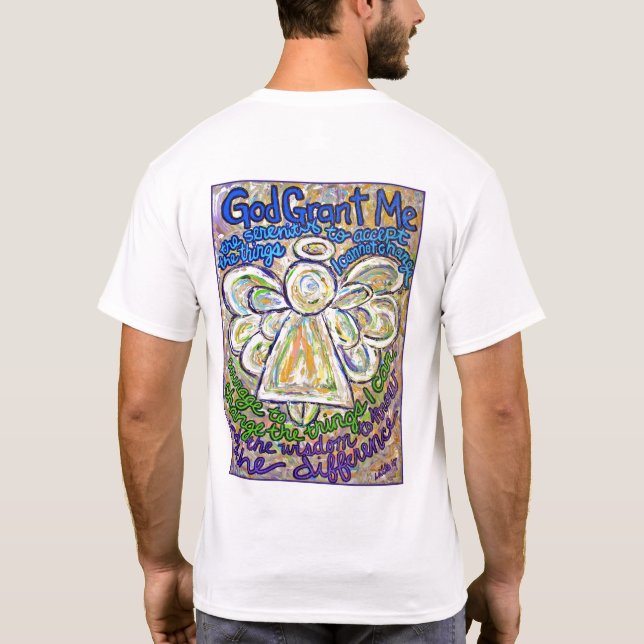 Camiseta Ángel de la Oración de Serenity (reverso) (Reverso)