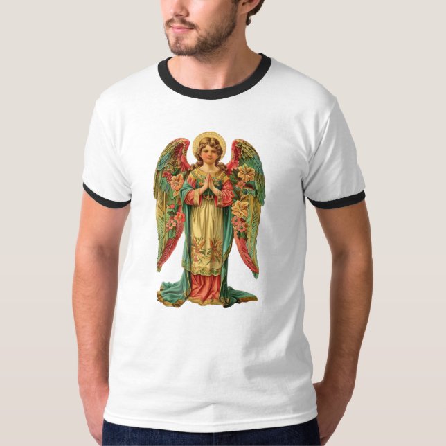 Camiseta ángel de navidades (Anverso)