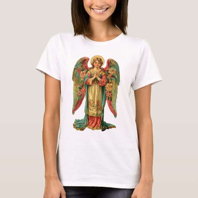 Camiseta ángel de navidades (Anverso)