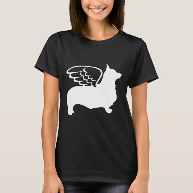 Camiseta Ángel de perro Corgi (Anverso)
