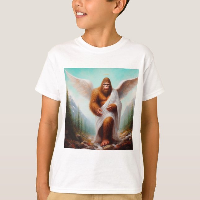 Camiseta Ángel de pie grande (Anverso)