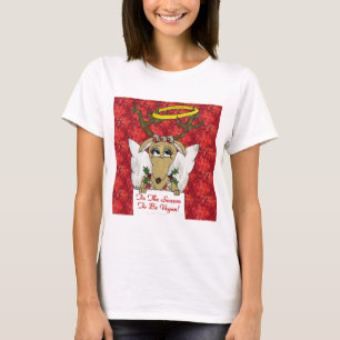 Camiseta Ángel de renos es la estación del vego