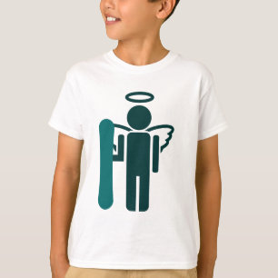 Camiseta ángel de tabla.