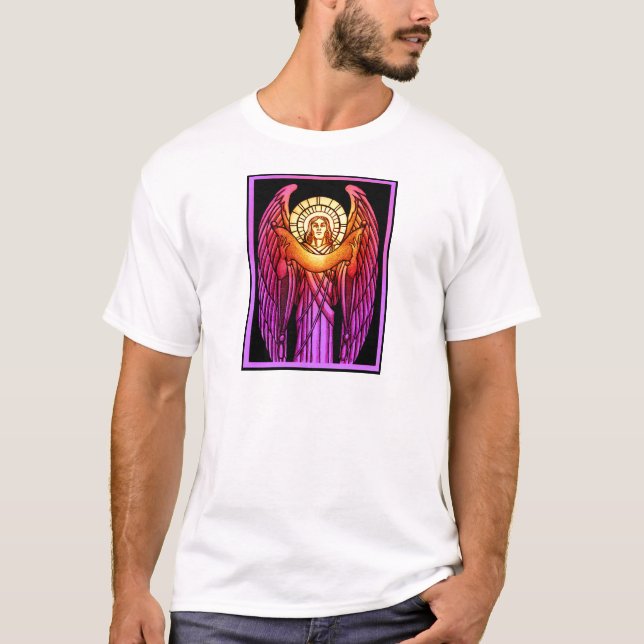 Camiseta Ángel de Vidrio Manchado (Anverso)