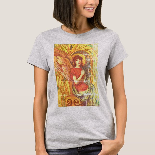 Camiseta Ángel decorativa (Anverso)